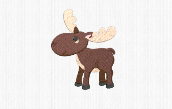 Baby Moose: A Seasonal Embroidery Design Review