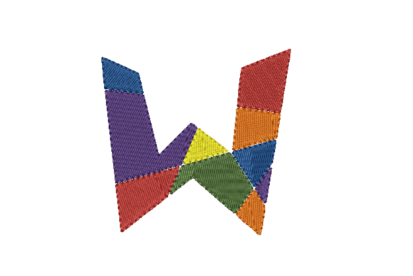 Diagonous W: A Bold, Playful Letter That Demands Attention