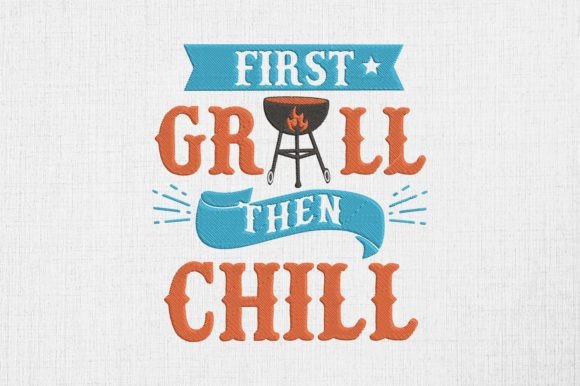 First Grill then Chill Summer Relaxing