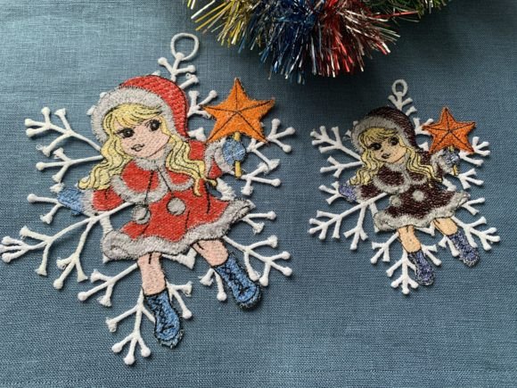 FSL Snow Girl: A Boutique Sweatshirt Embroidery Review