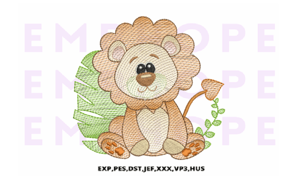 Jungle Animal Lion Embroidery Review