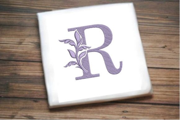 Letter R Beautiful Monogram