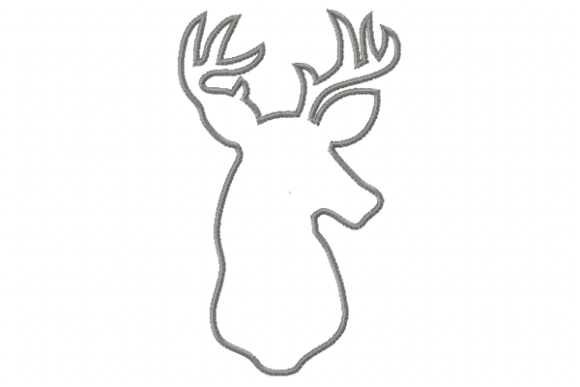 Reindeer Applique: A Craft Fair-Ready Embroidery Design