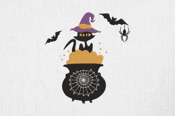 Witch Black Cat Embroidery Review